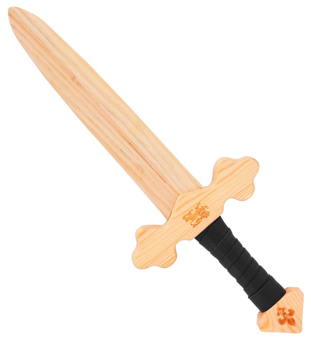 "ÉPÉE CHEVALIER EN BOIS" 41 cm