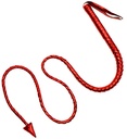 "FOUET QUEUE DE DIABLE ROUGE" 180 cm