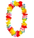 "COLLIER FLEURS MULTICOLORES CHACUNE EN SACHET"