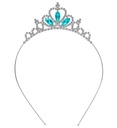 "TIARA PAILLETTES AVEC GEMMES BLEU" taille enfant