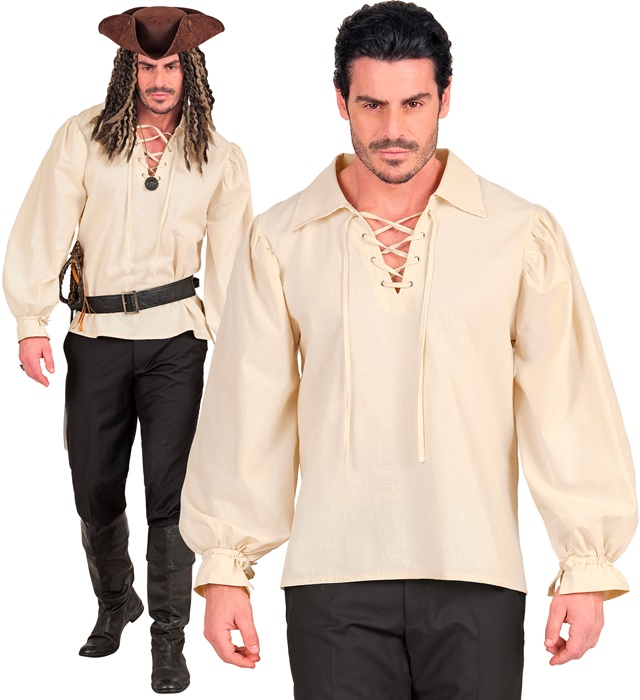 "CHEMISE PERSONNAGE HISTORIQUE BEIGE"