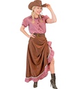 "COWGIRL" (chemise, jupe, ceinture)