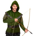 "ROBIN DES BOIS" (manteau à capuche, ceinture )
