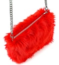 "SAC EN PELUCHE LONG ROUGE"