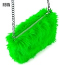 "SAC EN PELUCHE LONG VERT NEON"