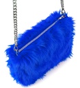 "SAC EN PELUCHE LONG BLEU"