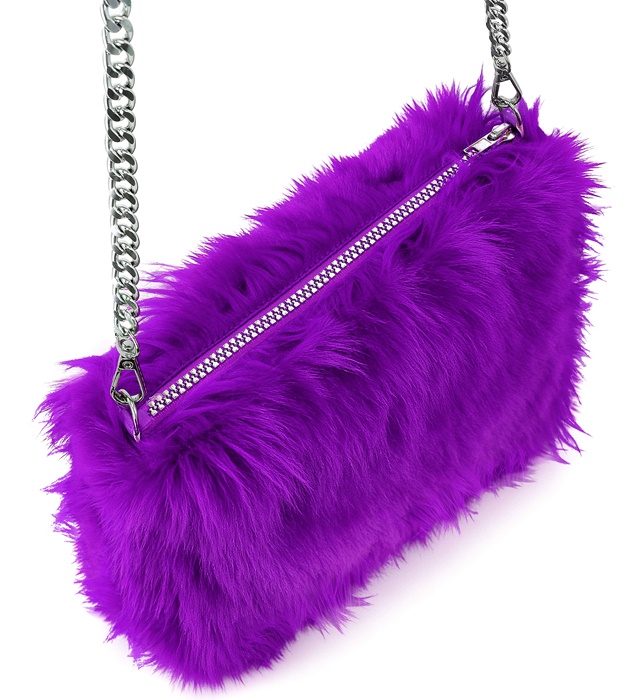 "SAC EN PELUCHE LONG VIOLET"