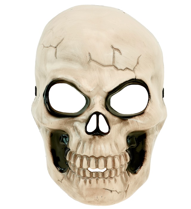 "MASQUE TETE DE MORT PLASTIQUE" (mesure enfant)