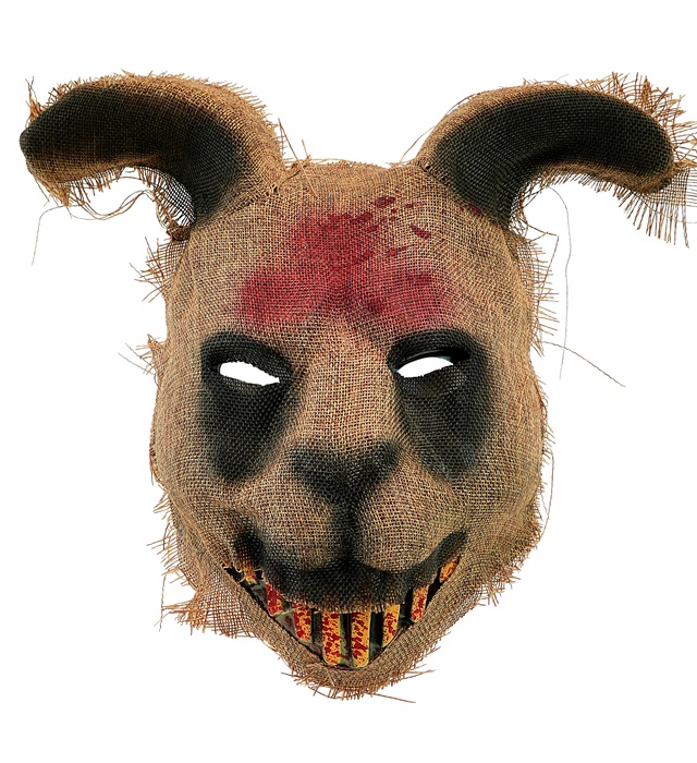 "MASQUE LAPIN EFFRAYANT PLASTIQUE ET TISSU"