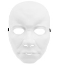 "MASQUE HOMME PLASTIQUE DUR BLANC"