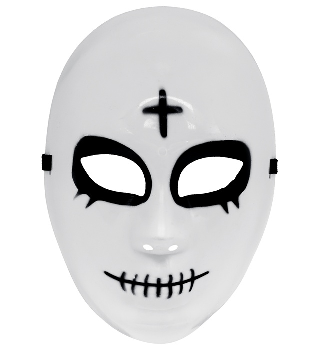 [28476] "MASQUE SATANIQUE PLASTIQUE DUR"