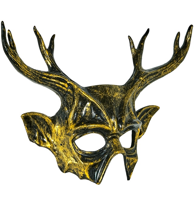"MASQUE BAPHOMET PLASTIQUE DUR"