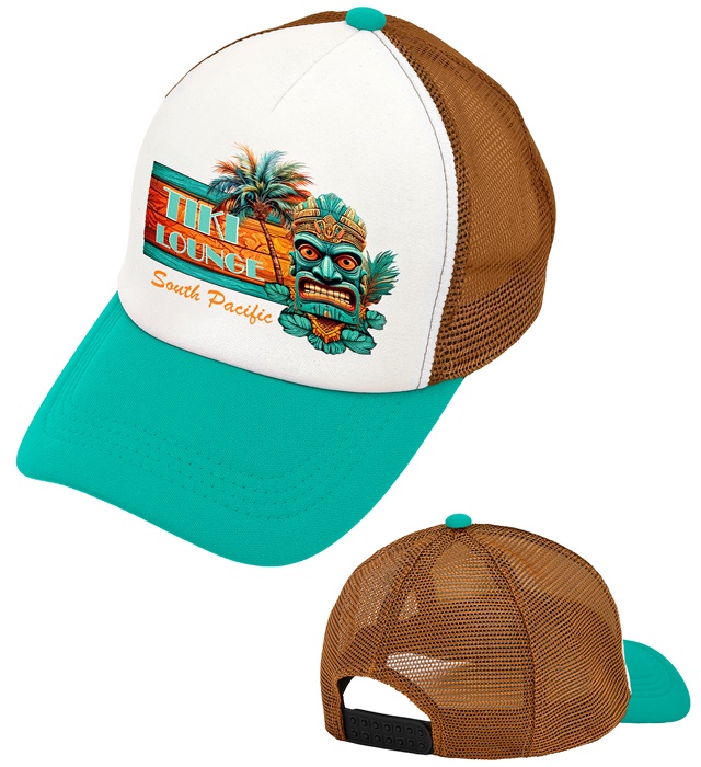 "MINI CHAPEAU FETE D'ETE TIKI"
