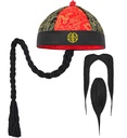"CHAPEAU AVEC MOUSTACHE ET BOUC CHINOIS"