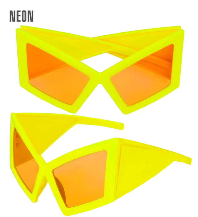 [28628] "LUNETTES SUPER FLUORESCENTES  AVEC LENTILLES JAUNES"