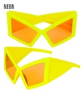 "LUNETTES SUPER FLUORESCENTES  AVEC LENTILLES JAUNES"
