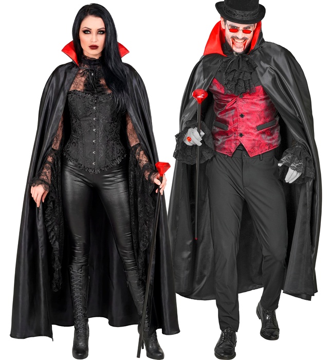 [45427] "MANTEAU VAMPIRE SATIN" 140 cm
