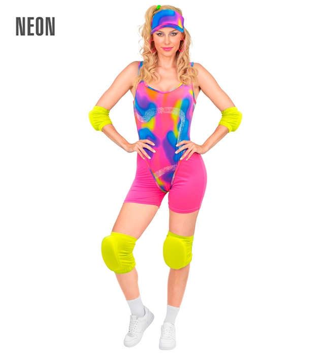 [61169] "ROLLERBLADER ANNÉES 80" (body, short, visière, coudières, genouillères) (XS)