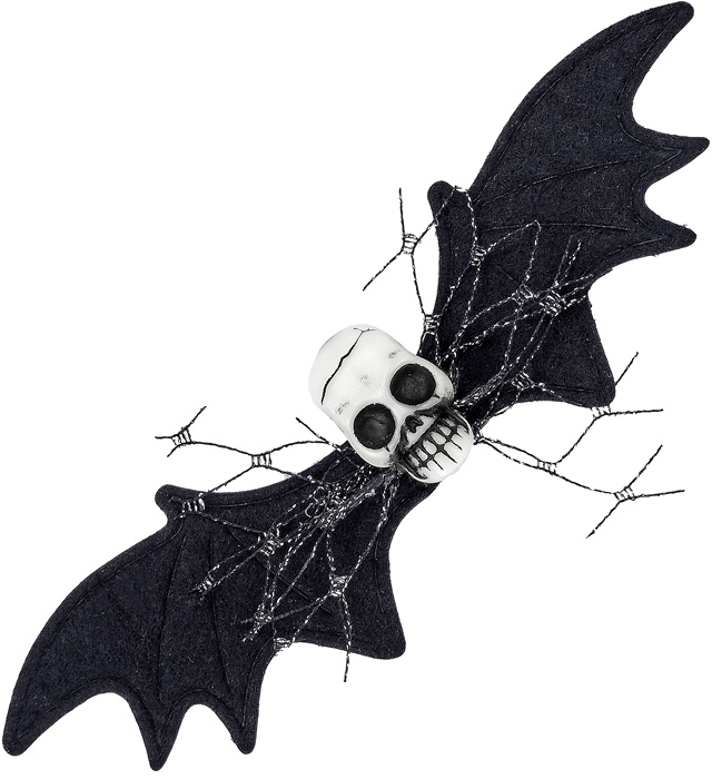 "PINCE À CHEVEUX CRÂNE CHAUVE-SOURIS " taille enfant