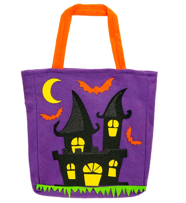 "BAG TRICK OR TREAT HAUNTED HOUSE"