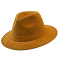 "FEUTRE CHAPEAU VINTAGESUEDE BRUN"