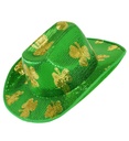 "CHAPEAU JOUR DE ST PATRICK EN PAILLETTES"