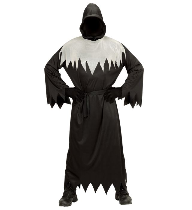 "DEMON" (tunique à capuche, masquecachant le visage, ceinture)