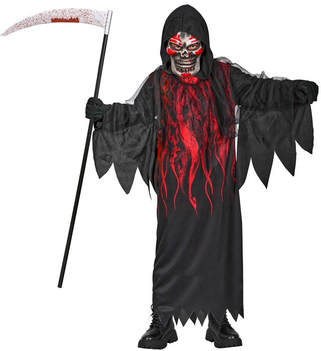 "FAUCHEUR ARDENT" (robe à capuche, masque)