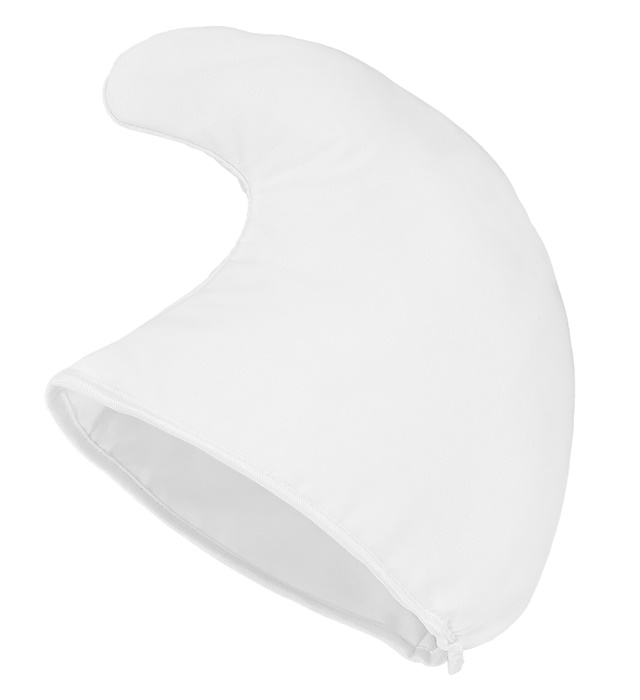 "CHAPEAU DE NAIN BLANC" en tissu rembourré