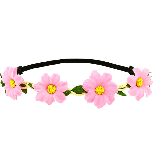 [94603] "BANDEAU FLEURS ROSE"