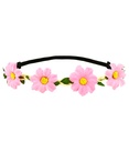 "BANDEAU FLEURS ROSE"