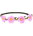 "BANDEAU FLEURS VIOLET"