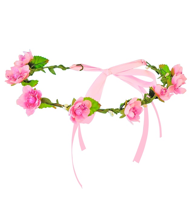 "TIARE FLEURS ROSES"