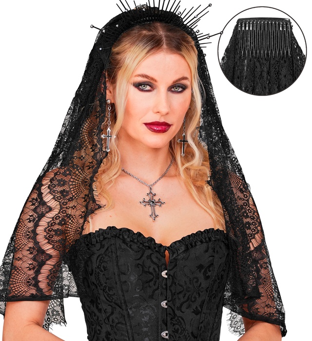 [94882] "VOILE DE DENTELLE NOIR"