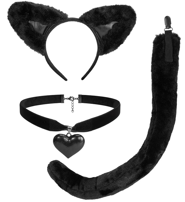 "CHAT" (oreilles, cou, queue)