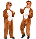 "CHIEN EN PELUCHE DOUX" (combinaison à capuche et masque)