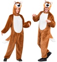 "RENARD EN PELUCHE DOUX" (combinaison à capuche et masque)