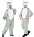 "SOURIS EN PELUCHE DOUX" (combinaison à capuche et masque)