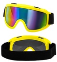 "LUNETTES APRÈS-SKI PARTY HIVER FESTIVAL JAUNE FLUORESCENT"