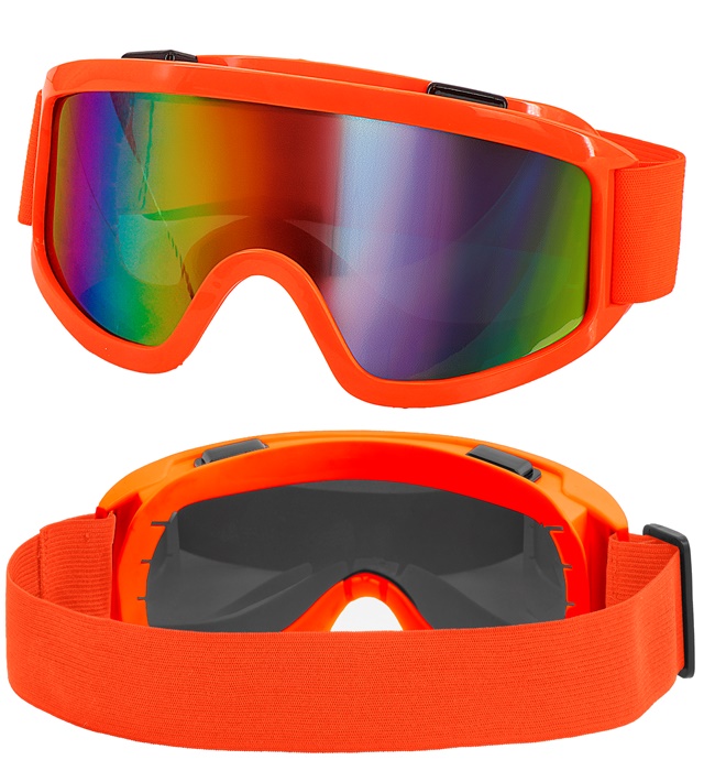 [01727] "LUNETTES APRÈS-SKI PARTY HIVER FESTIVAL ORANGE FLUORESCENT"