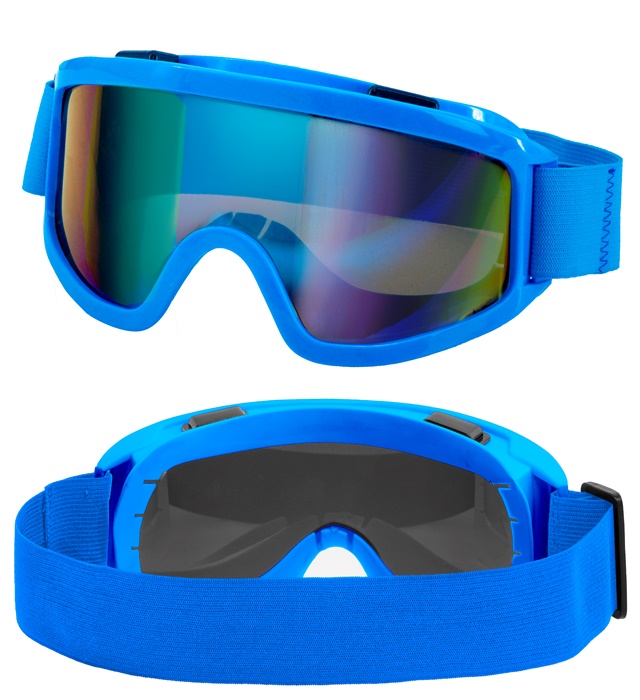 "LUNETTES APRÈS-SKI PARTY HIVER FESTIVAL BLU FLUORESCENT"