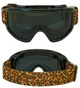 "LUNETTES APRÈS-SKI PARTY HIVER FESTIVAL ANIMALIER LÉOPARD"