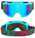 "LUNETTES APRÈS-SKI PARTY HIVER FESTIVAL ANIMALIER LÉOPARD ARC-EN"