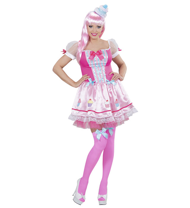 [01771] "FILLE CUPCAKE" (robe, mini-chapeau) (S)