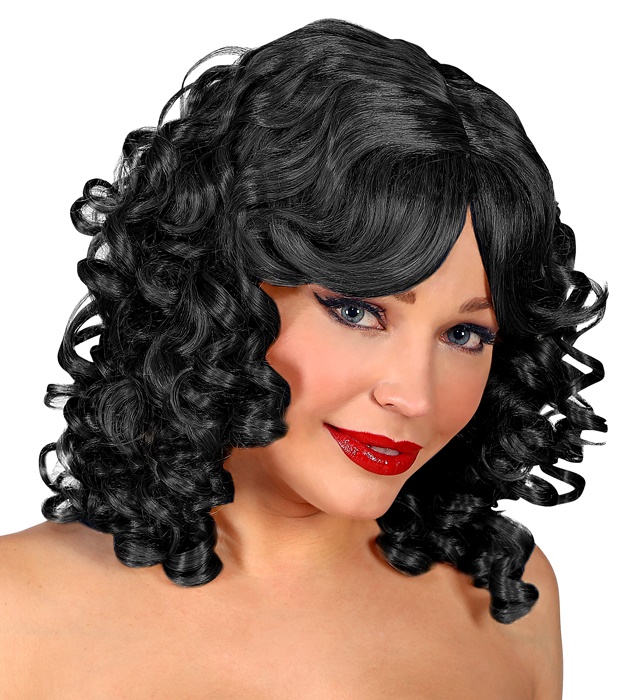 "PERRUQUE VERONICA NOIRE" en boîte