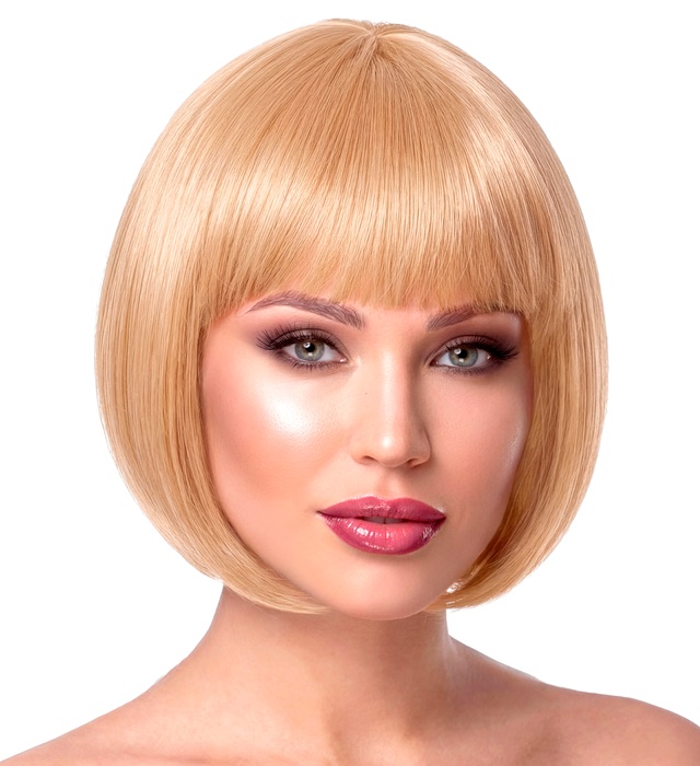 [01802] "PERRUQUE BLONDE CHANEL" en sachet
