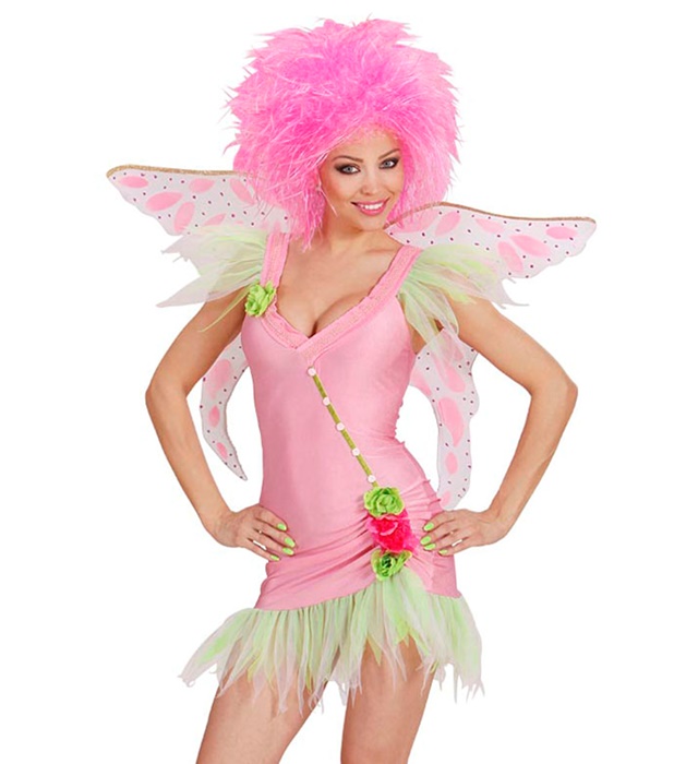 "FEE ROSE" (robe, ailes)