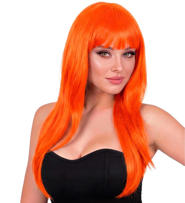 [01828] "PERRUQUE ORANGE VOGUE" en sachet