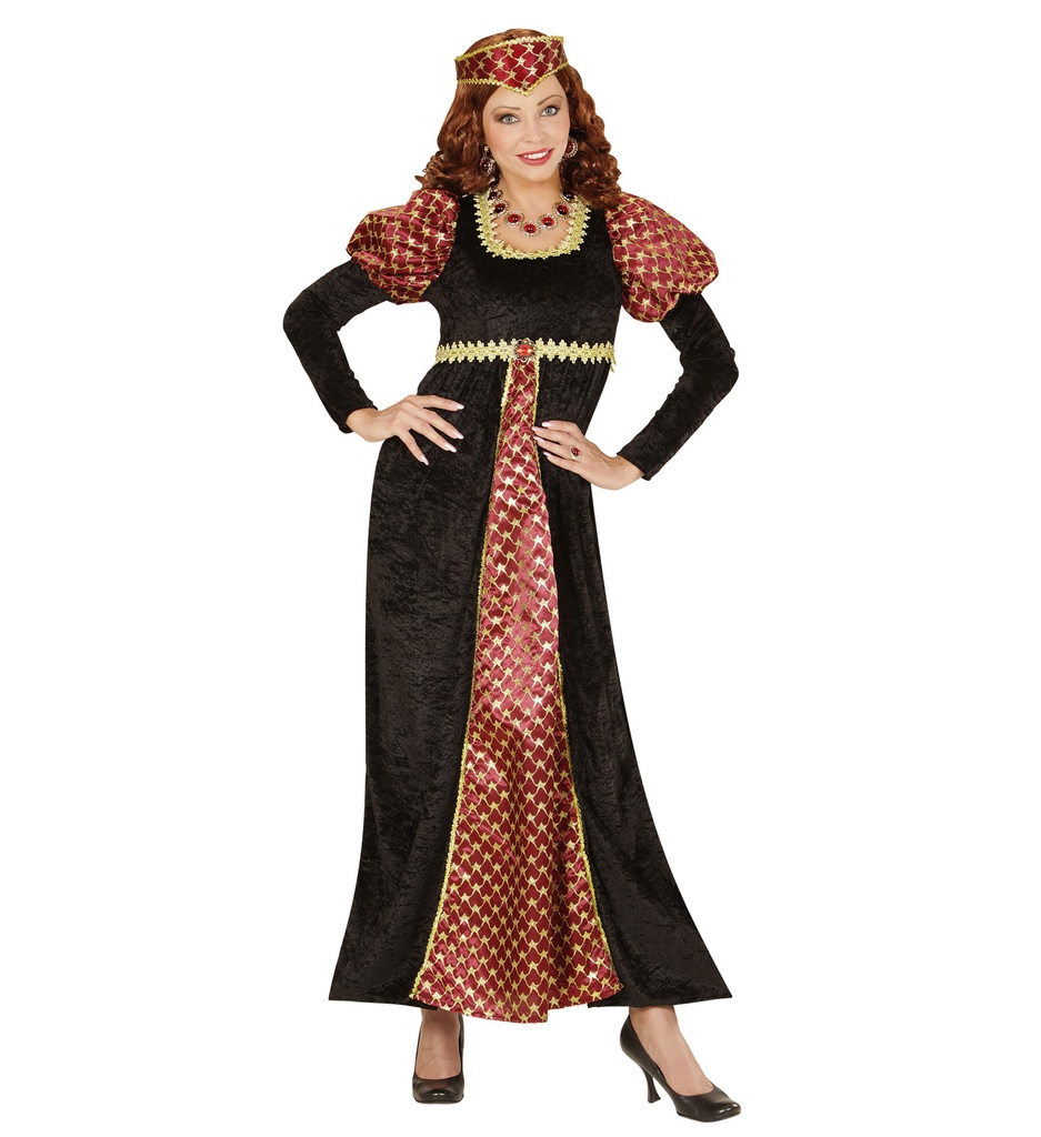 "CHATELAINE" (robe, coiffe)
