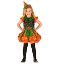 "CITROUILLE SORCIERE" (robe, mini chapeau)